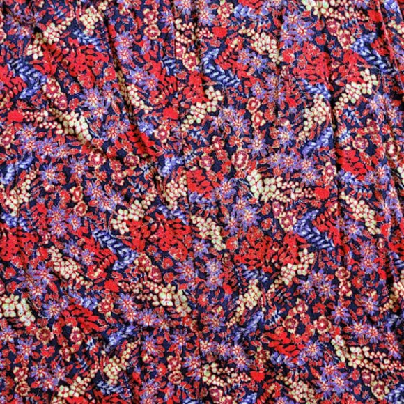 Modcloth Somedays Lovin floral boho tunic/babydoll shift dress size L - Picture 5 of 7